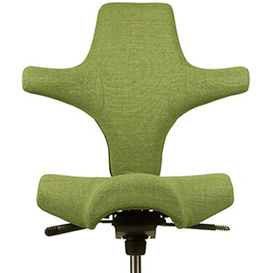 HAG Capisco 8106 Bürostuhl - Farbe Remix 912 grün Nahaufnahme