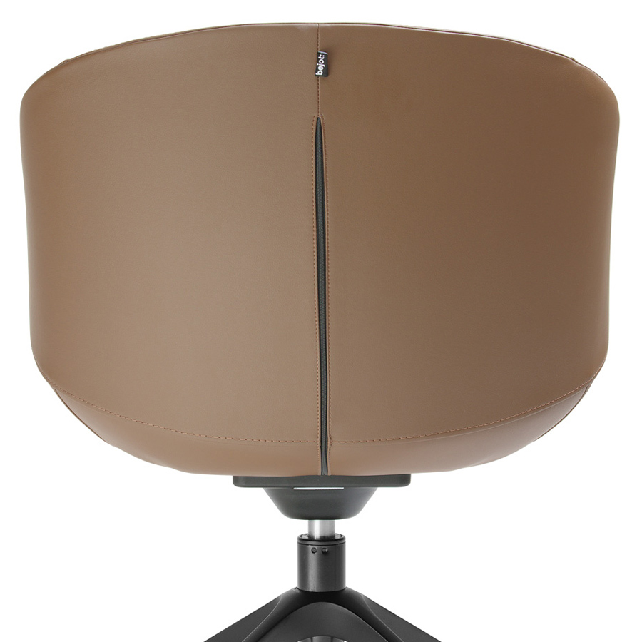 bejot Oxco small OX S 4R Konferenzsessel, Leder C181 beige