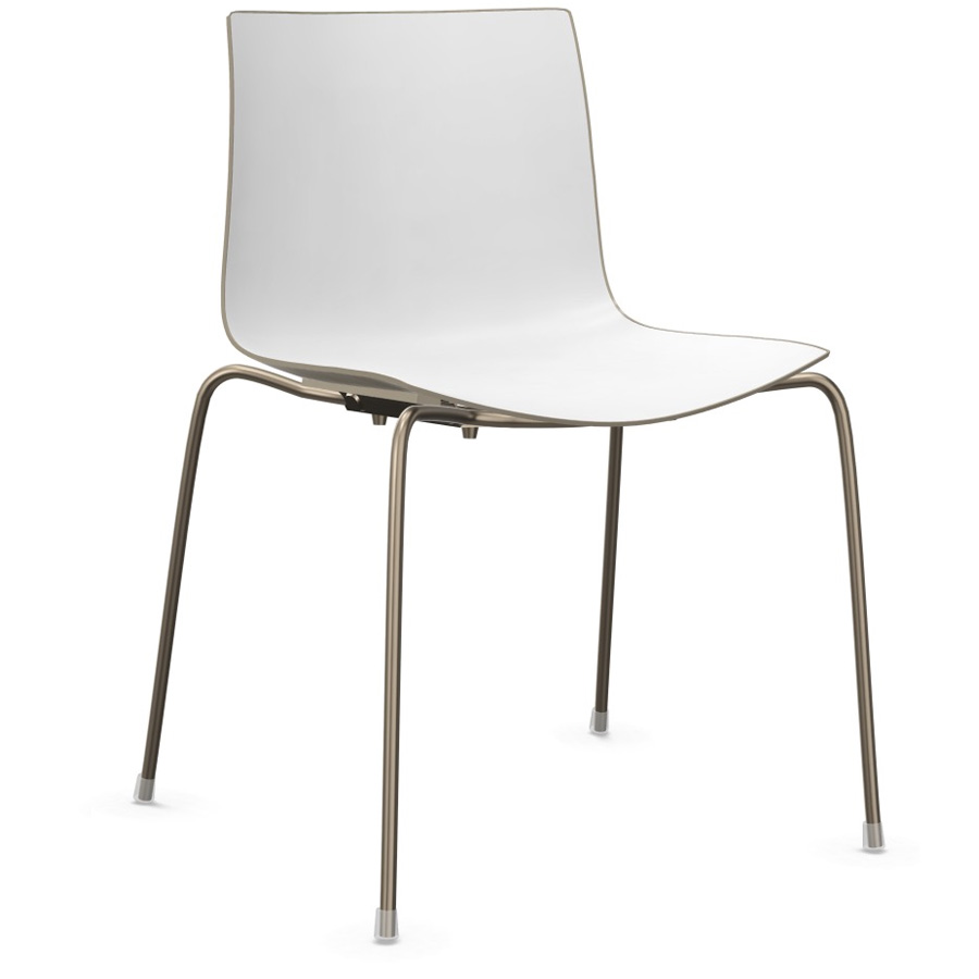 arper catifa 46 0251 bicolor rauchgrau Uni (auch Gestell)