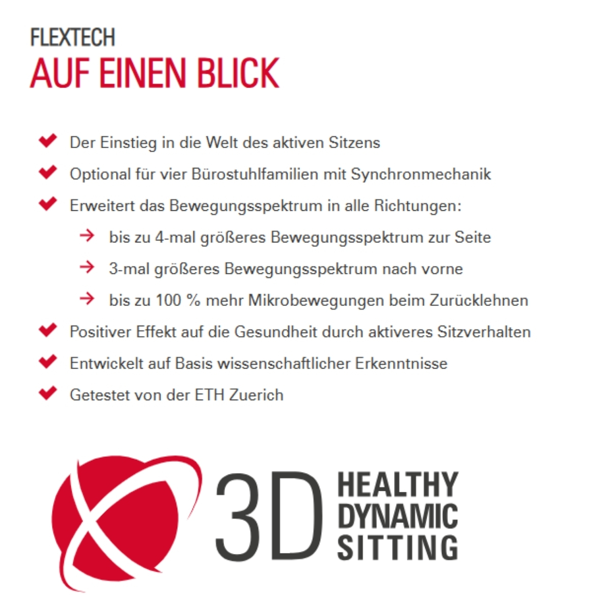 flex tech 3d mechanik von interstuhl