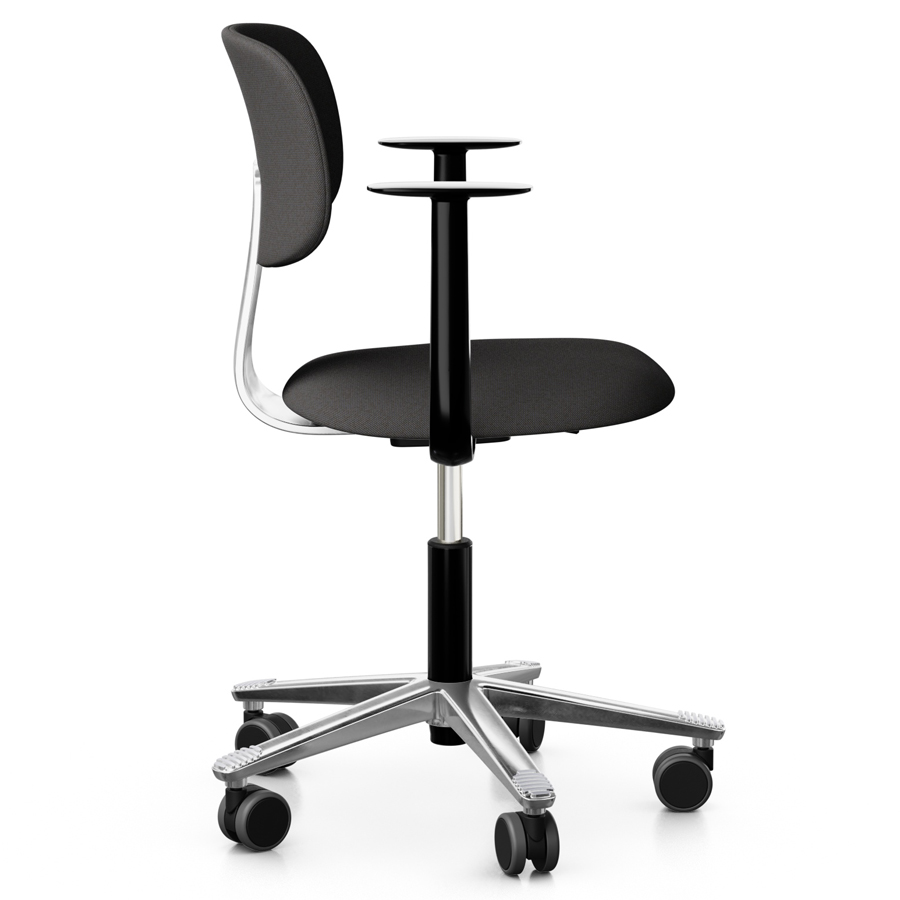 HAG Tion 2160 Bürostuhl schwarz - Sitz u. Rücken gepolstert Stoff Capture 5701