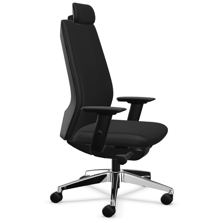 Interstuhl AIMis1 AM11B Sitzpolster Nappa Leder seitlich vorne