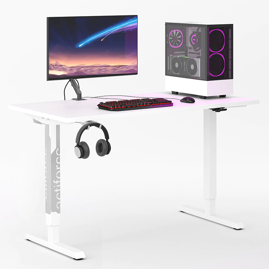 Actiforce Pluto Gamingtisch Gestell weiß