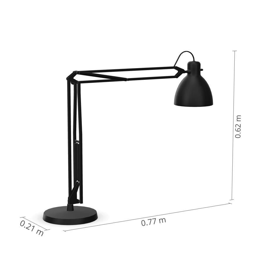 Glamox Luxo L-1 Abmessungen