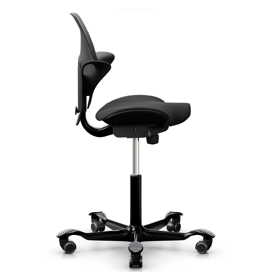 HAG CAPISCO PULS 8020 Stehhilfe 265mm Gasfeder black edition ohne Fußring - Seitenansicht