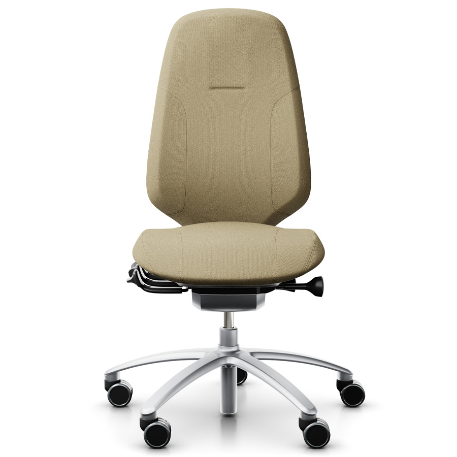 RH Mereo 300 silver hohe Rückenlehne - Capture beige - Frontansicht