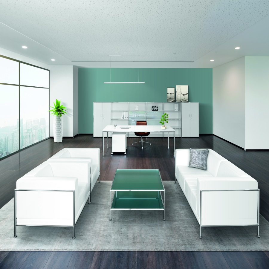 Sofa Ein- und Zweisitzer und Couchtisch