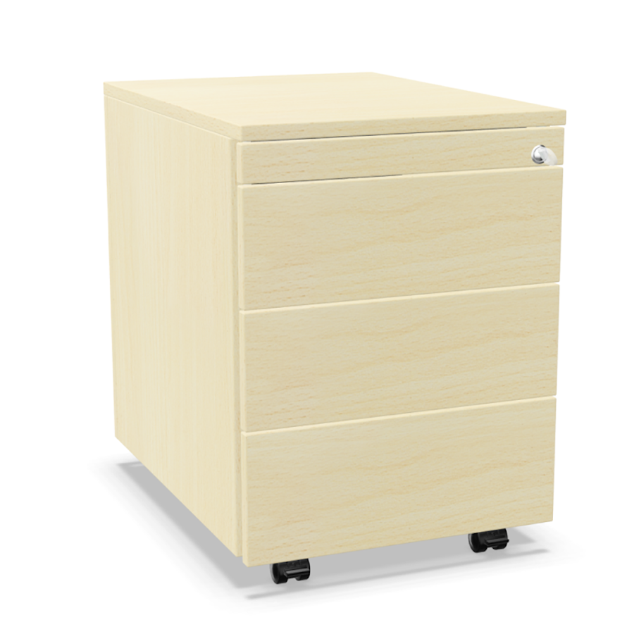 Palmberg Rollcontainer ORGA PLUS 333+1 Ahorn