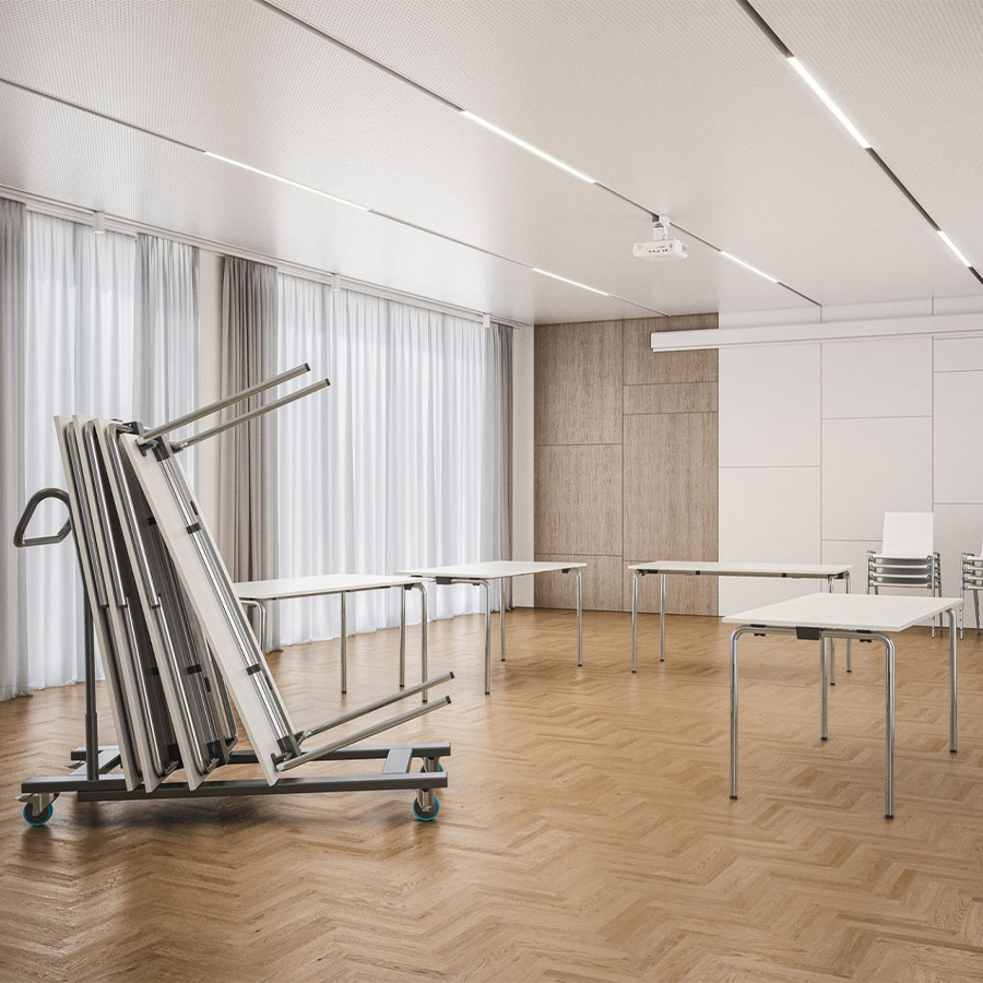 THONET 1196 Beispielbild mit Transportwagen