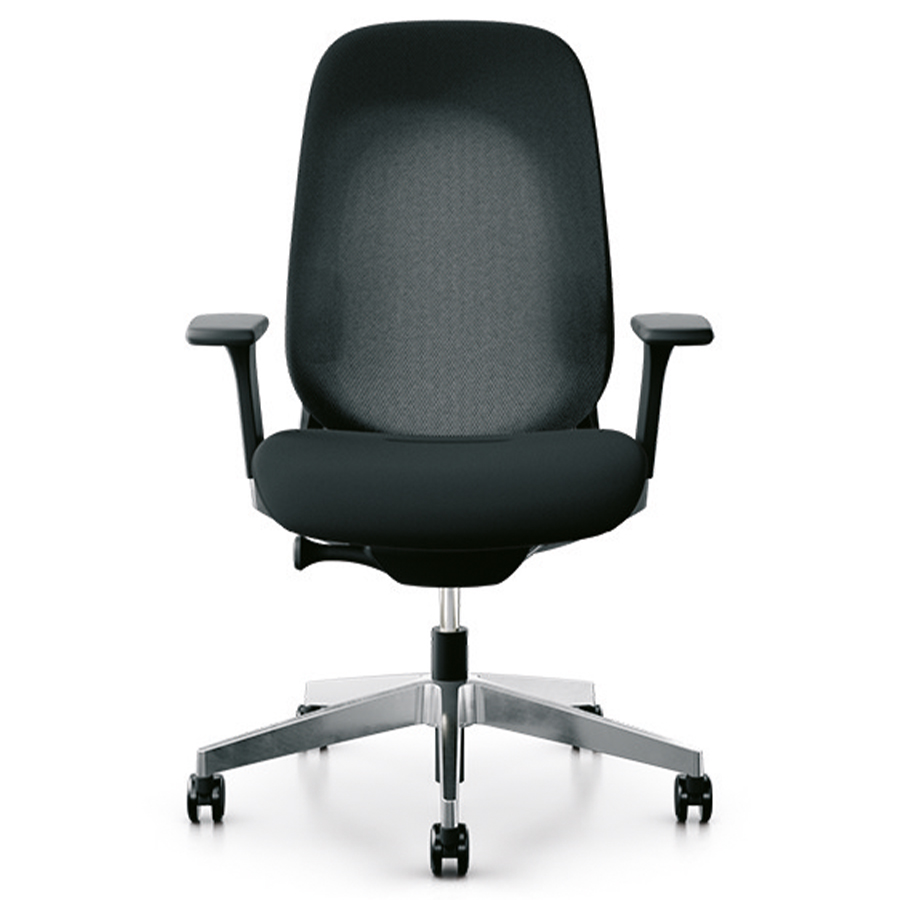 Giroflex 40-4049 Drehstuhl mit hoher Netzrückenlehne schwarz