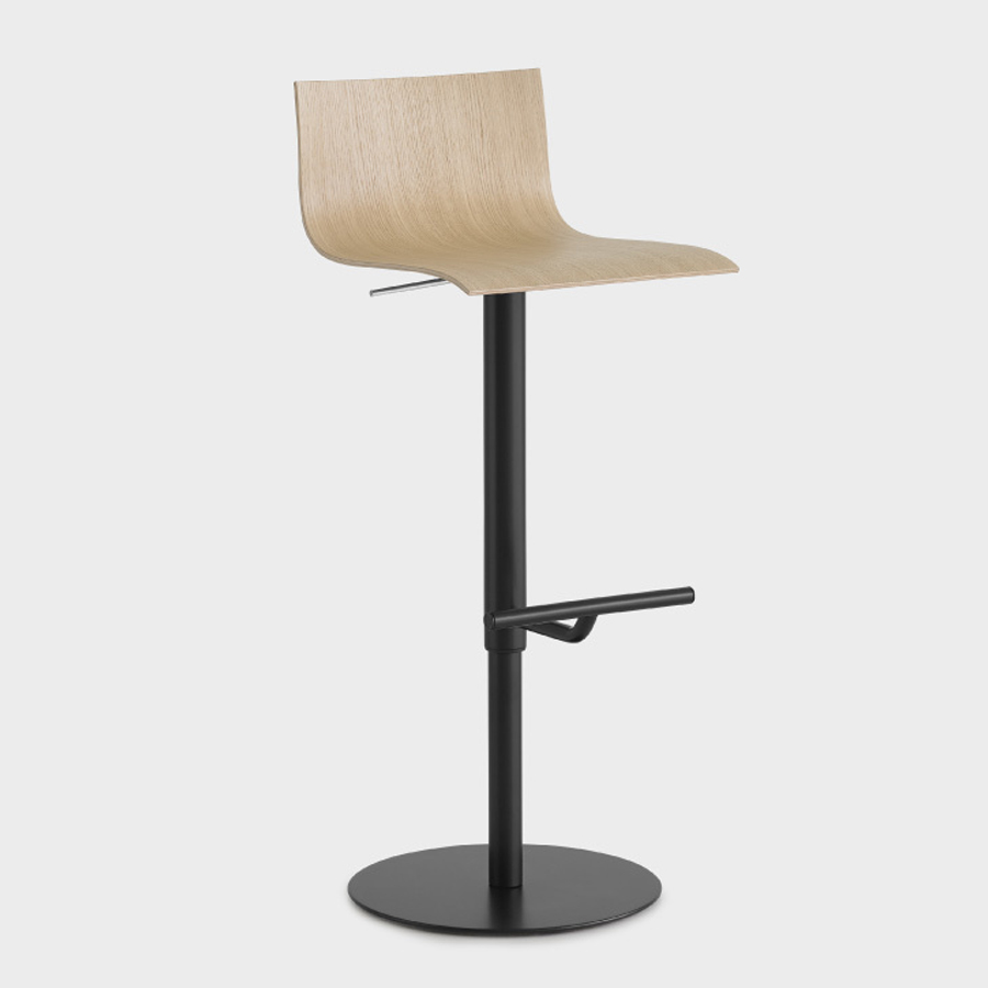 lapalma THIN Barhocker - Gestell Pulverbeschichtet - schwarz