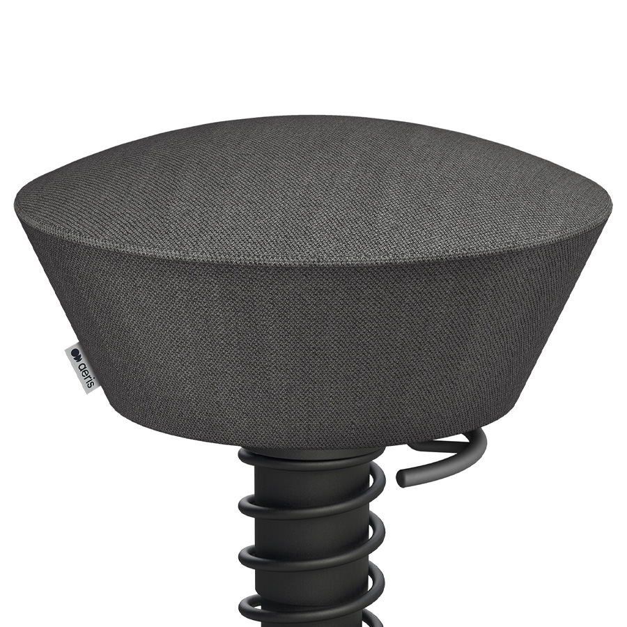 Aeris Swopper Capture Wolle anthrazit meliert - Gestell schwarz - Nahaufnahme