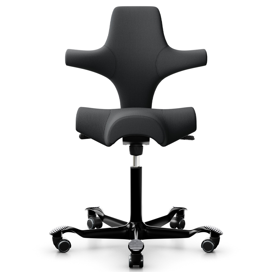 HAG CAPISCO 8106 - Stoff Select 60134 - Gestell schwarz - Frontansicht