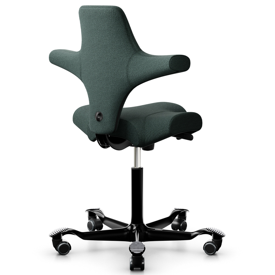 HAG CAPISCO 8106 - Stoff Capture 6601 - Gestell schwarz - Rückansicht