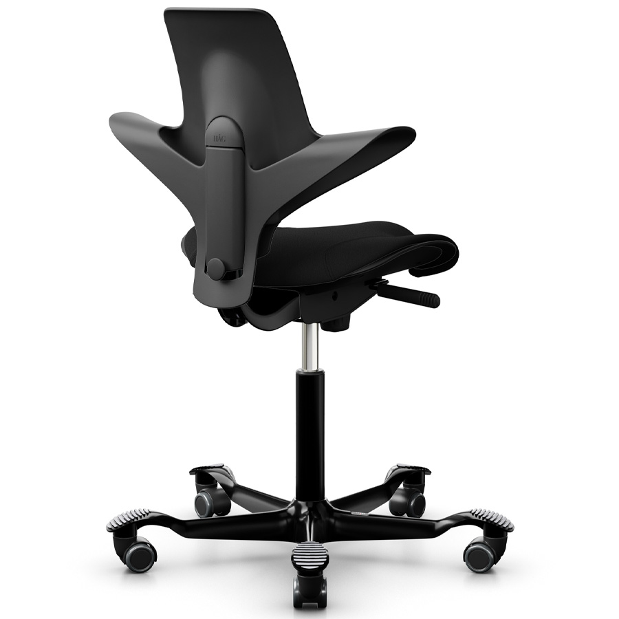 HAG Capisco Puls 8020 schwarz mit Gestell schwarz