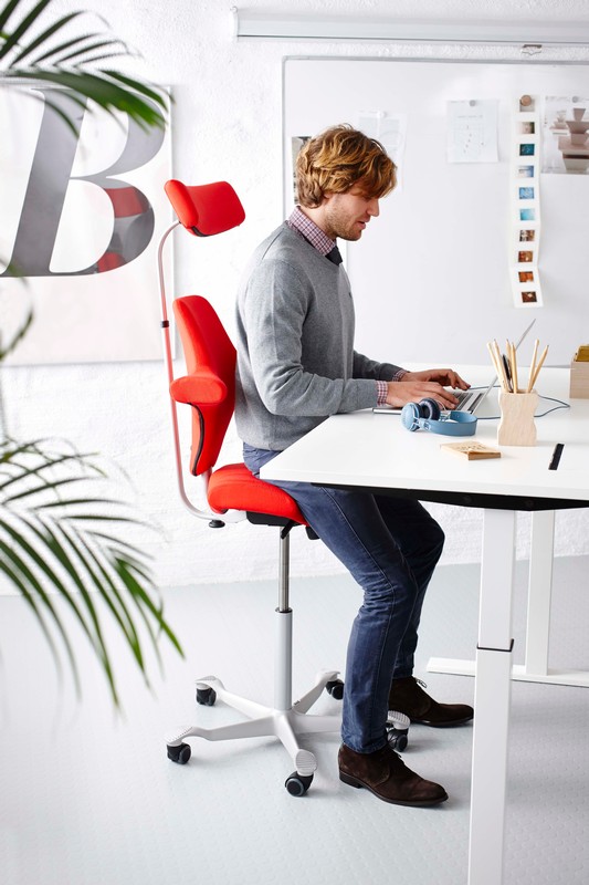 Capisco 8107 als Stehhilfe