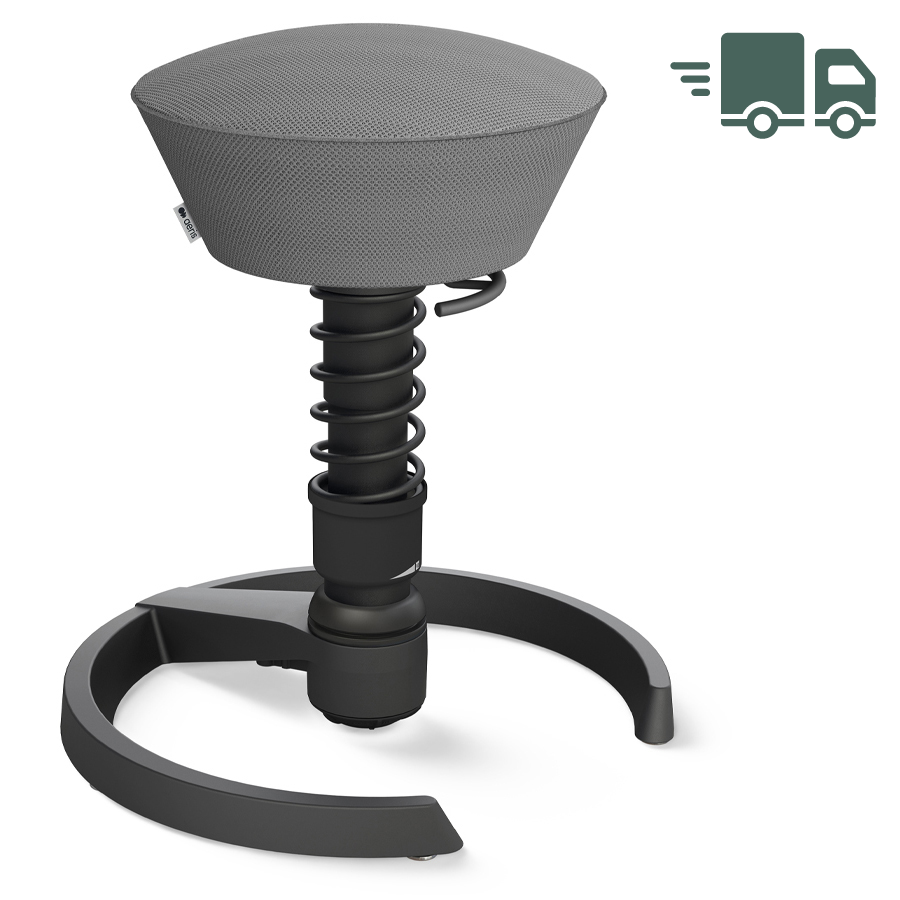 Aeris Swopper AIR mesh grau - Gleiter - Gestell schwarz - Standardfeder