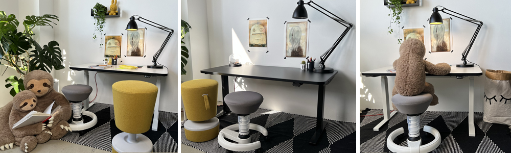 Banner-Kinderschreibtisch