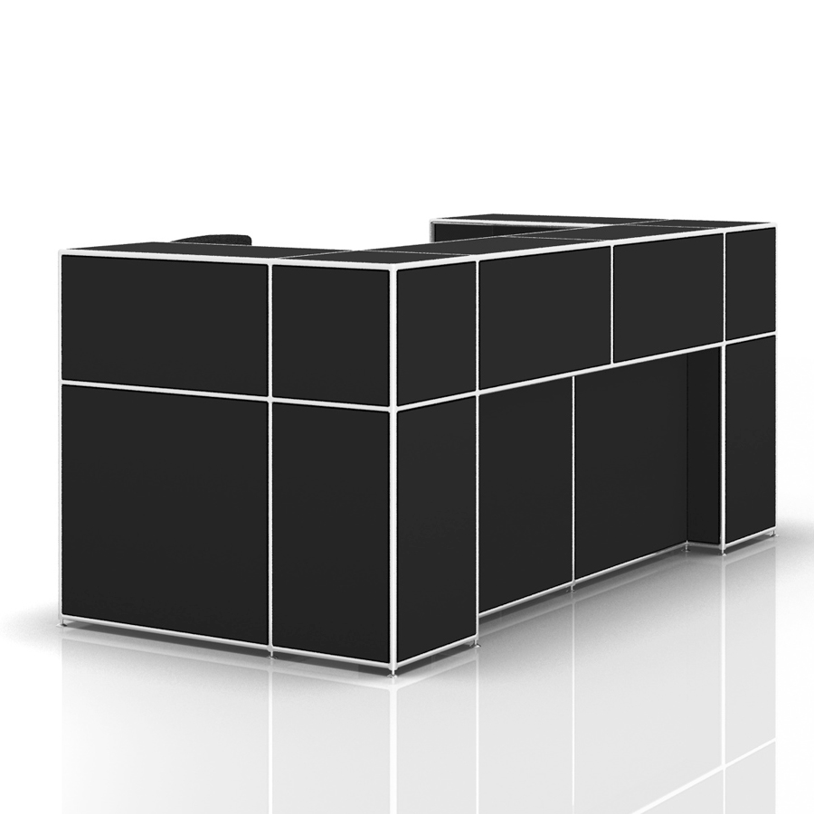 Bosse Modul Space Empfangstheke 2 schwarz