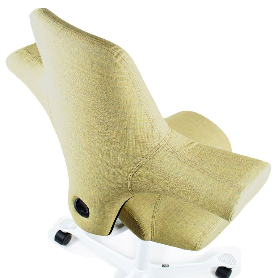 HAG Capisco Remix 0923 gelbgrün - Nahaufnahme