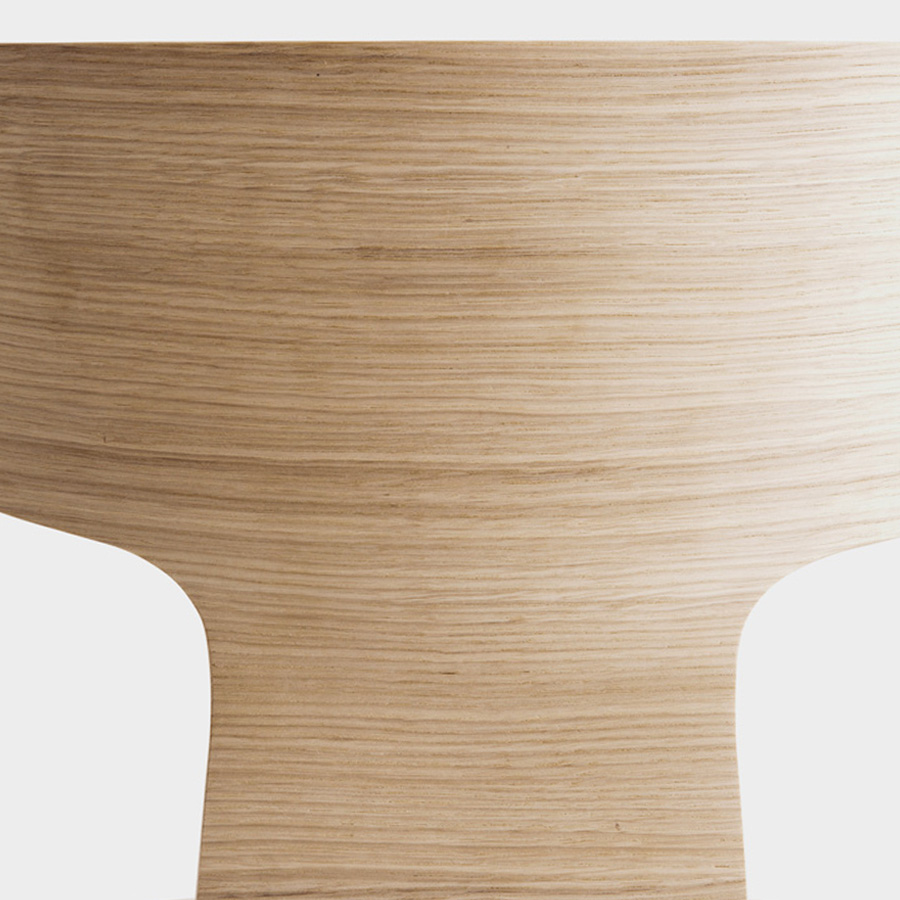 lapalma FEDRA S202 Schale Eiche gebleicht - Nahaufnahme