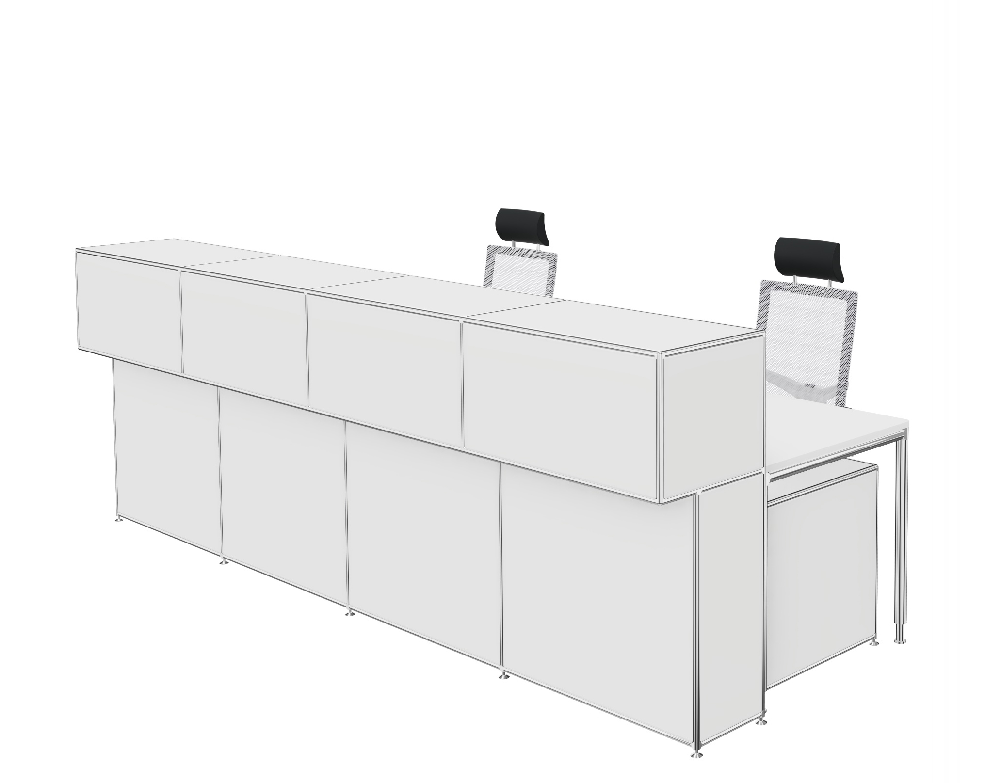 Bosse Modul Space Theke 10 weiß