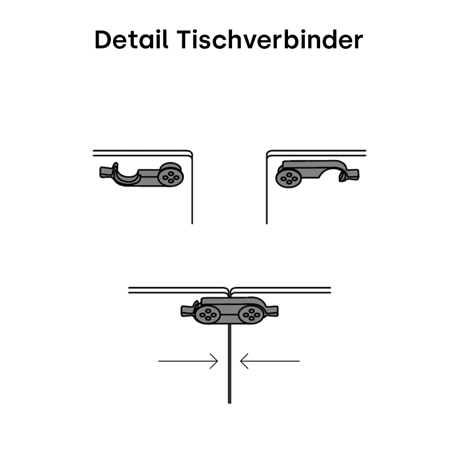 Kristalia Elephant Tisch | Tischverbinder siehe Optionen