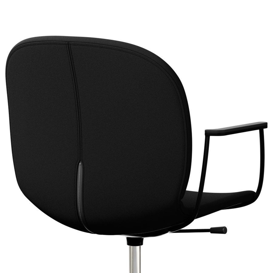 Profim Noor (6070F) Konferenzstuhl Gestell mit schwarzem Aluminium