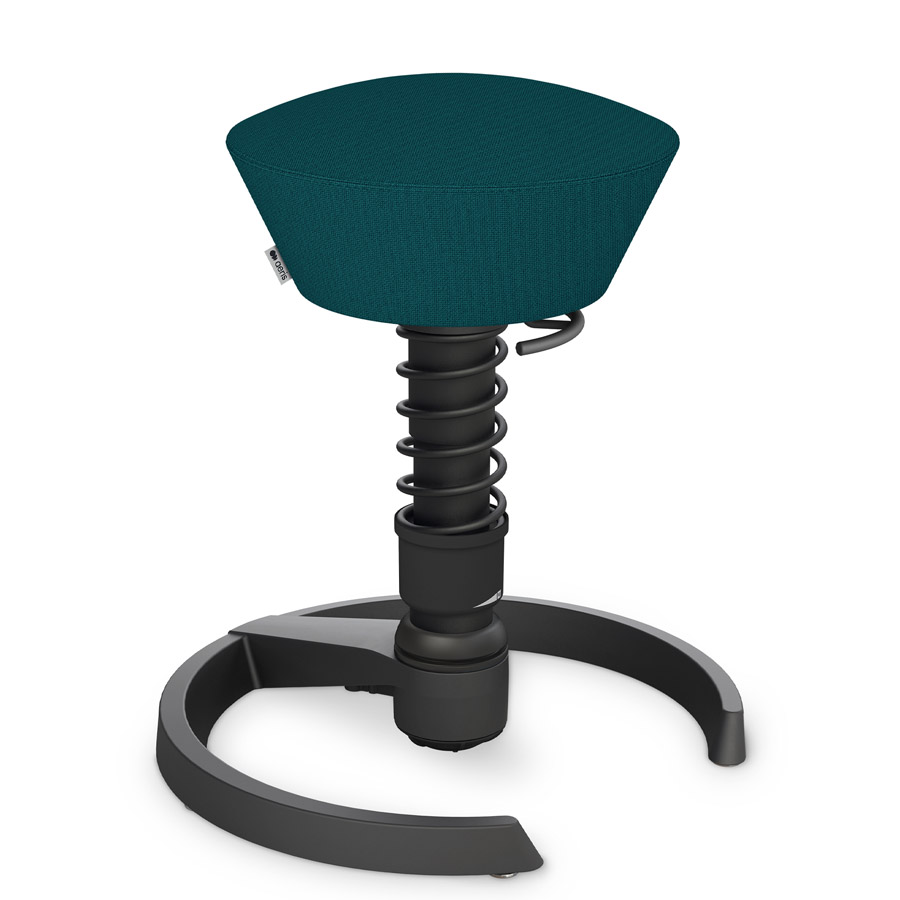 Aeris Swopper Cura petrolblau meliert | Gestell schwarz | Gleiter