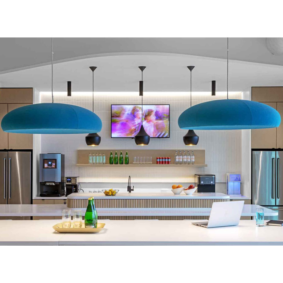 BuzziSpace Dome Pendelleuchte | Blau | Beispielbild