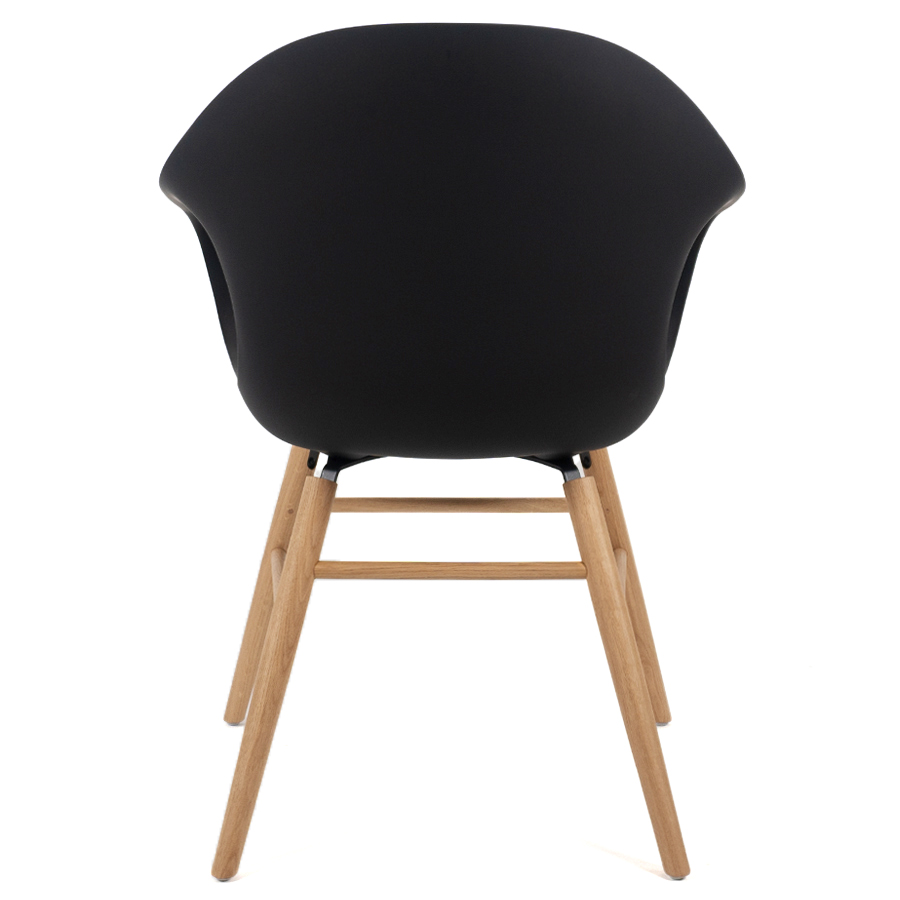 Kristalia ELEPHANT Stuhl mit Holzgestell Eiche - Rückseite