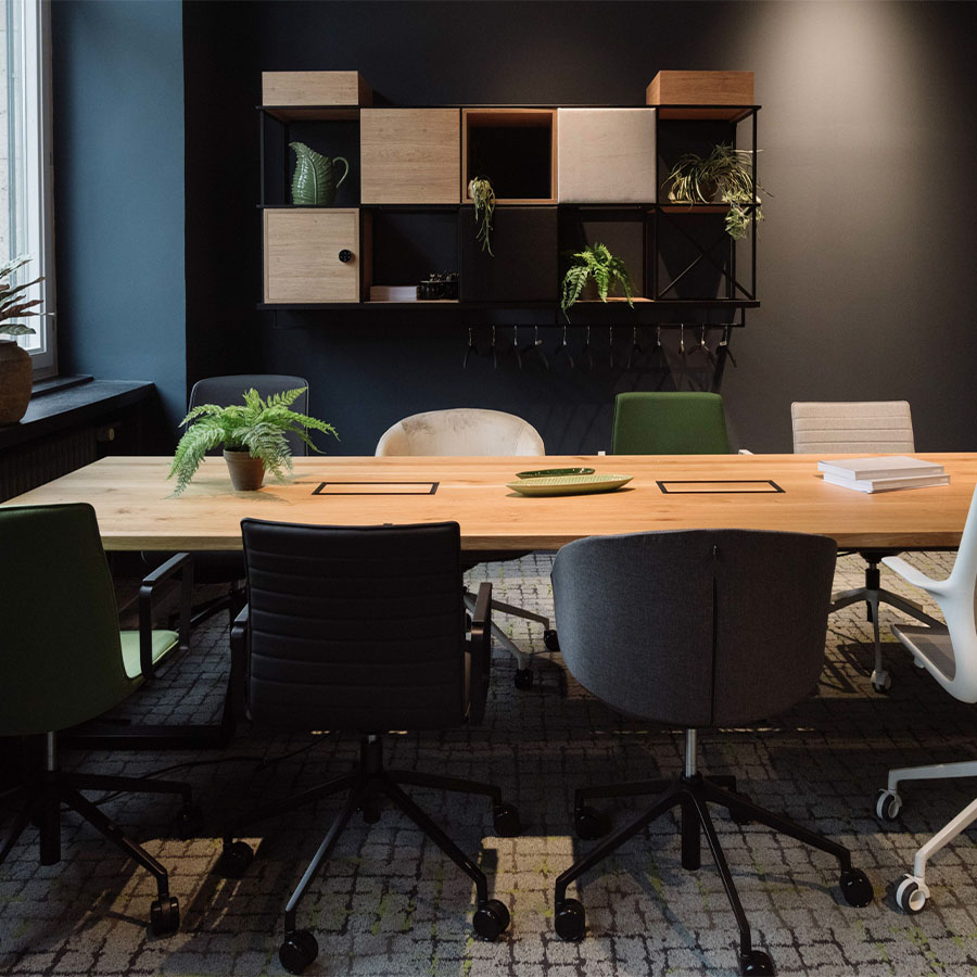 Bejot TB Konferenztisch mit Gestell schwarz