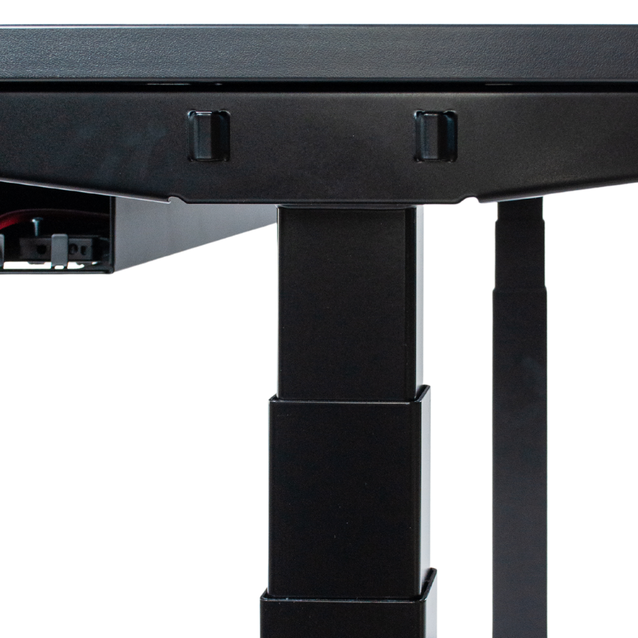 Schreibtisch CLEO elektrisch höhenverstellbar-Seitenansicht nah