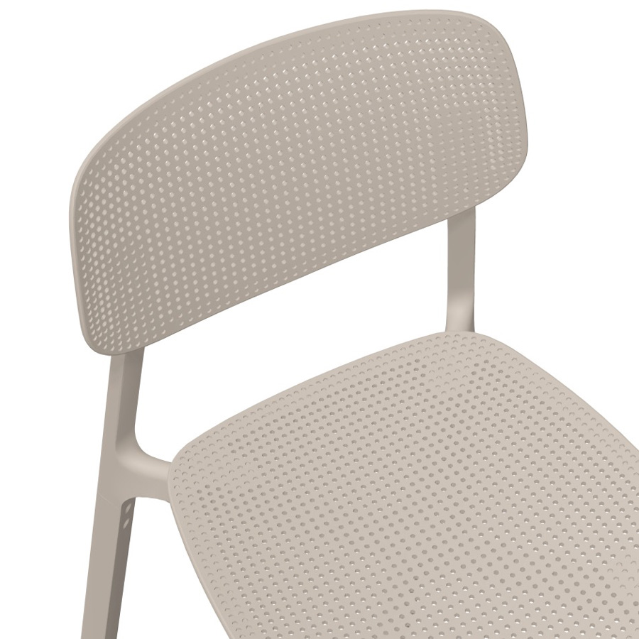 Kristalia COLANDER Chair Beige Nahaufnahme