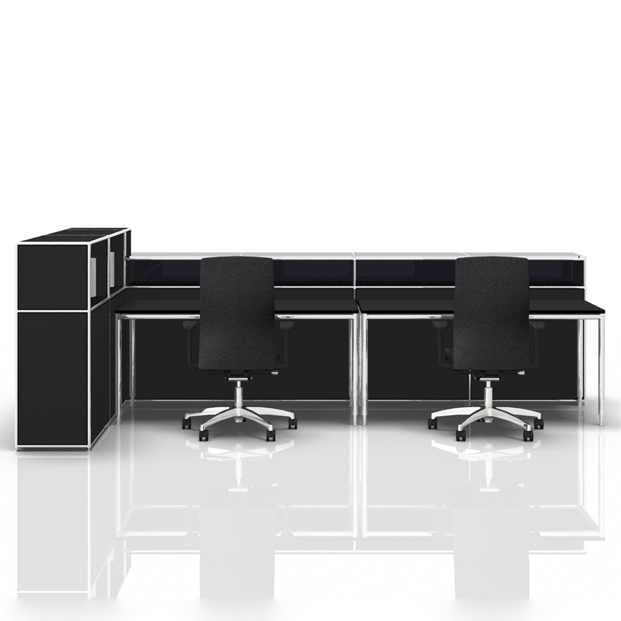 Bosse Modul Space Empfangstheke 8 schwarz