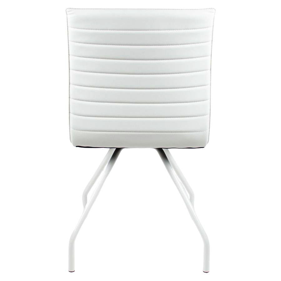 Bejot Orte 3DH 250 - Bezug Kunstleder Keimo weiß - Gestell RAL 9010 - Rückseite