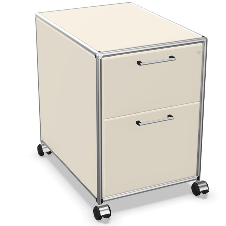 Bosse Modul Space Rollcontainer in Creme und Chrom