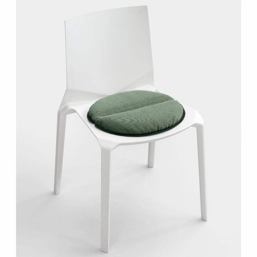 Kristalia PLANA Stuhl mit Vierfußgestell weiß