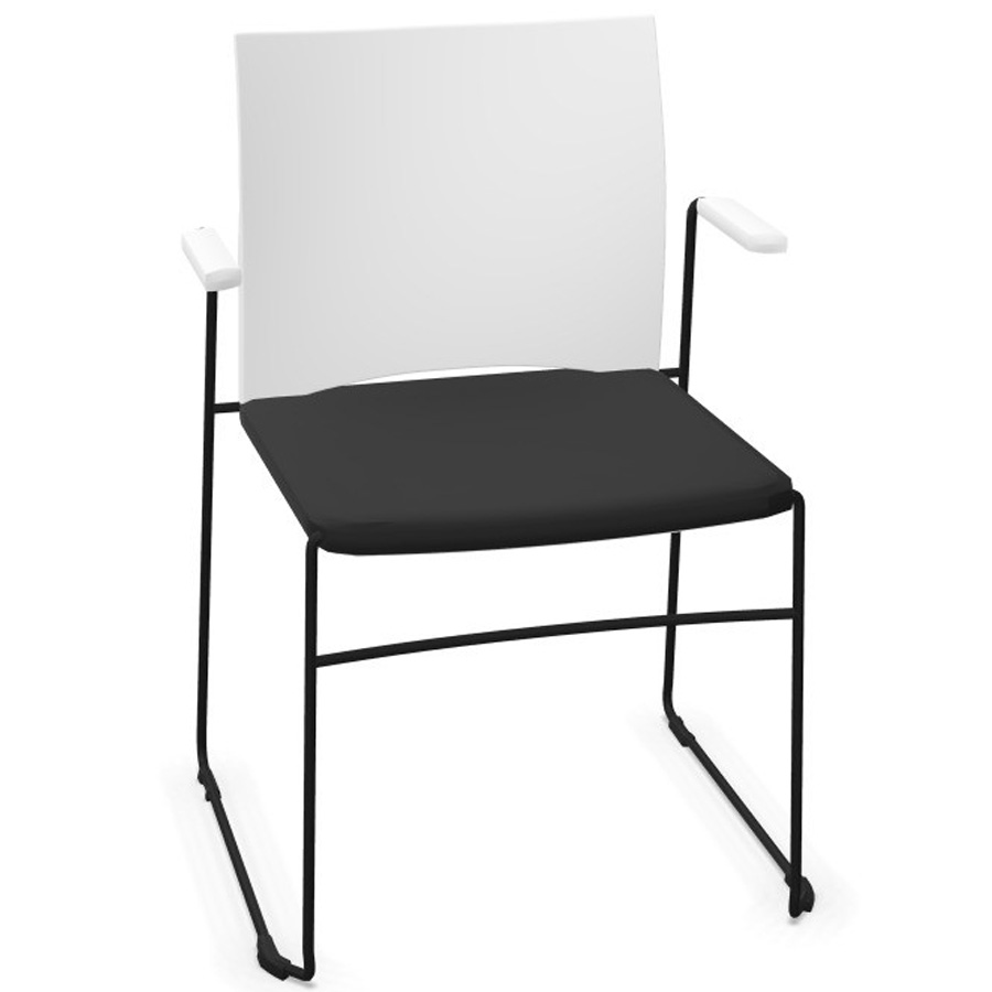 Profim Ariz Bezug EVO schwarz - mit Armlehnen - Gestell schwarz