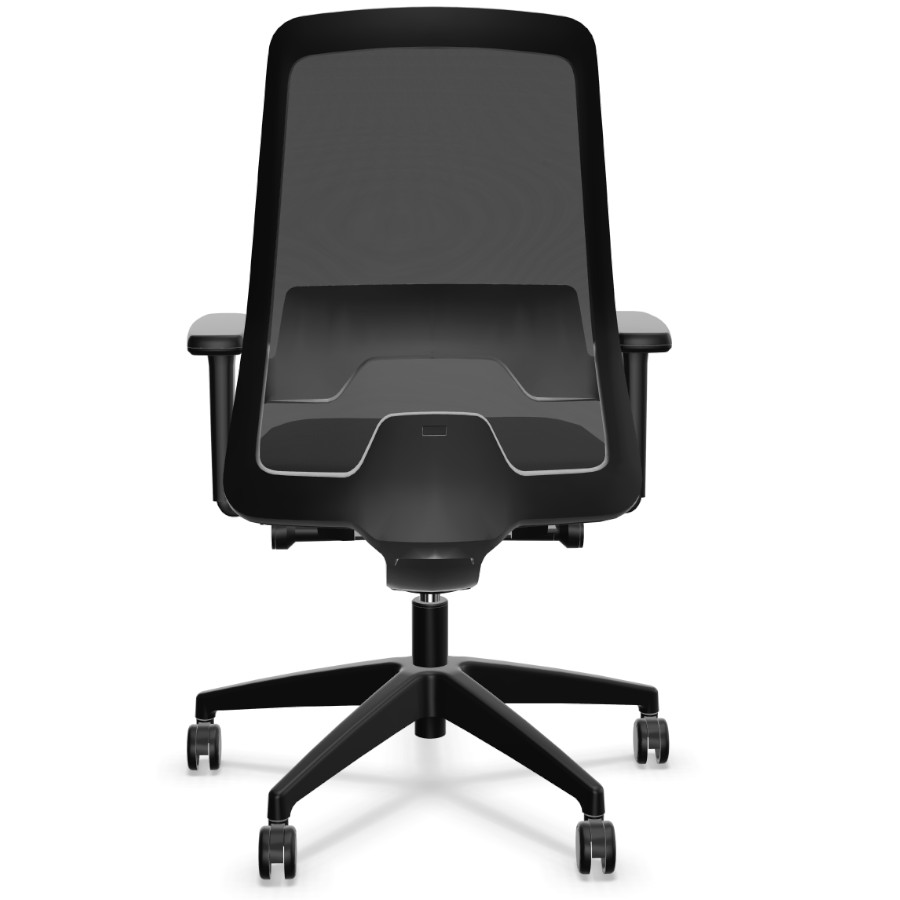 Interstuhl Every EV21E 142E schwarz - Rückansicht