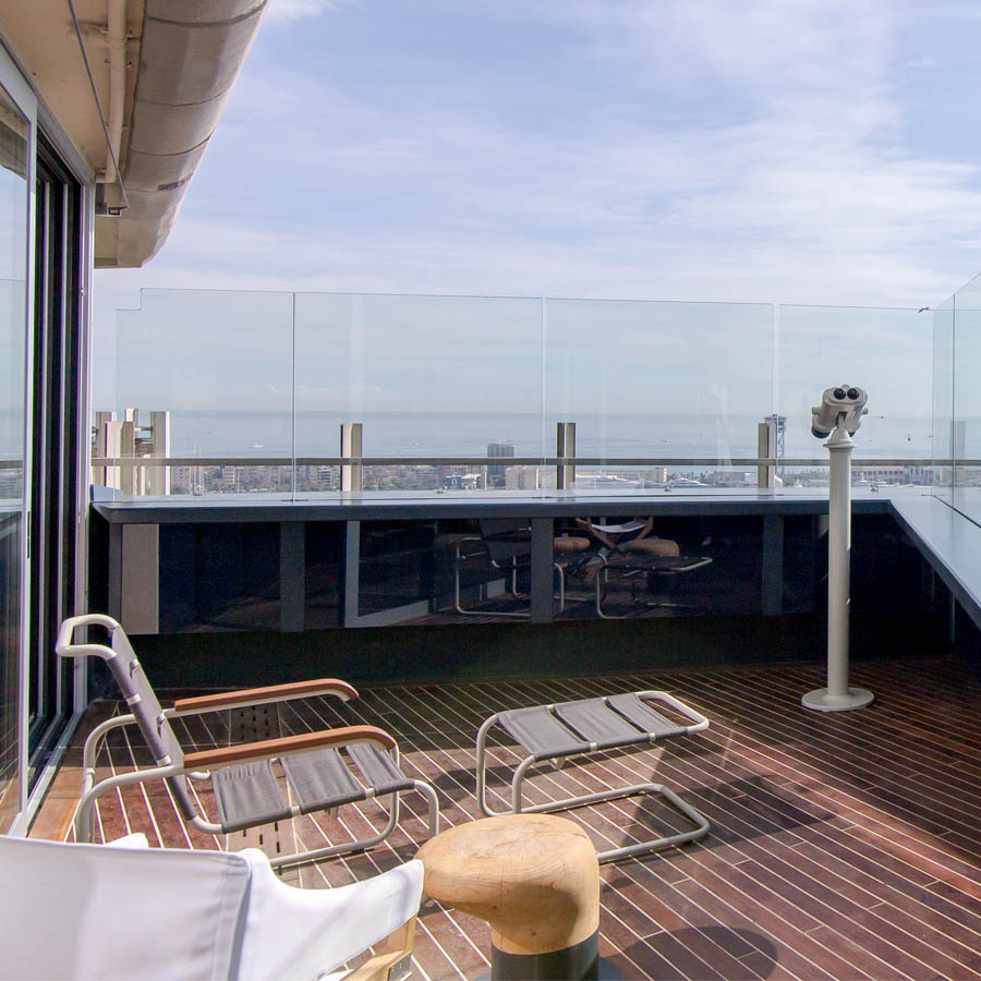 THONET Stahlrohr-Freischwinger S 35 N Outdoor - Beispielbild