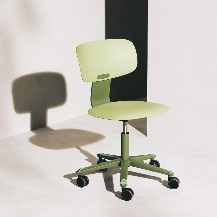 HAG Tion 2100 Bürostuhl Moss Grey - Sitz u. Rückenschale Kunststoff