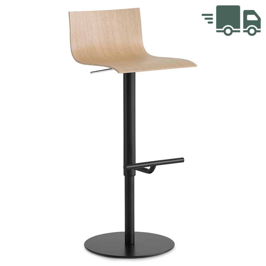 lapalma THIN Barhocker - Gestell Pulverbeschichtet - schwarz