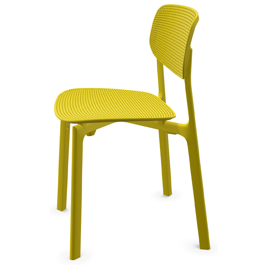 Kristalia COLANDER Stuhl zinkgelb