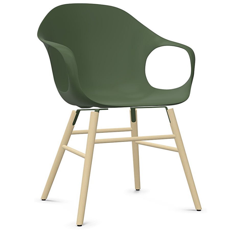 Kristalia Elephant: olivgrün - Buche