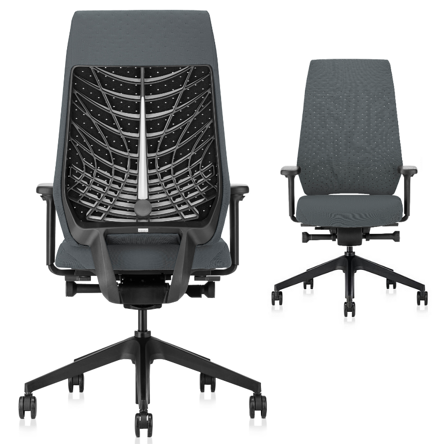 Interstuhl JOYCEis3 JC317 Bürostuhl mit Softback hoch Farbe anthrazit schwarz