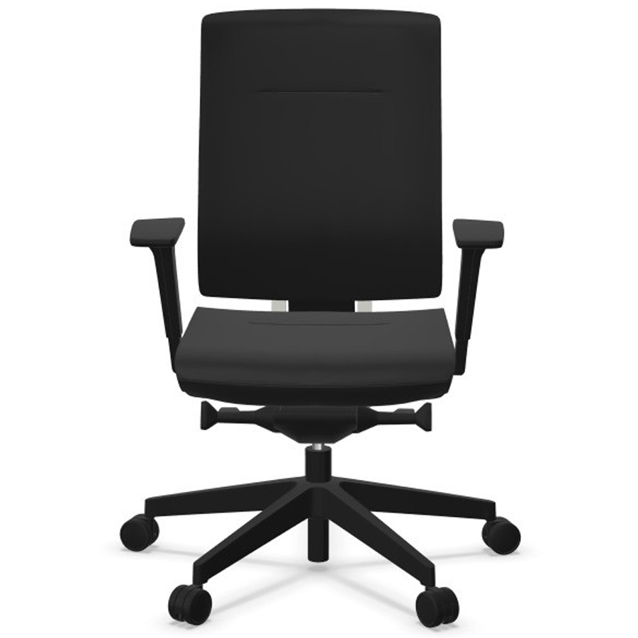 Profim Xenon mit Polsterrücken und Sitzbezug in Schwarz - Front - schnell lieferbar