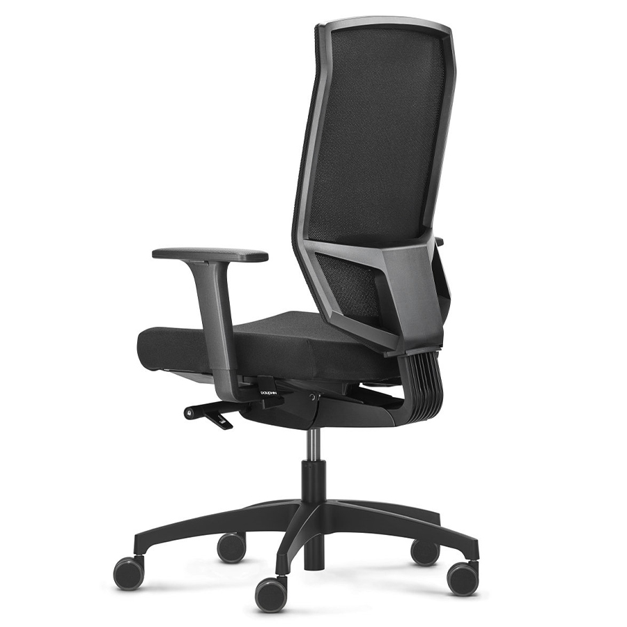 Dauphin @Just evo mesh in Schwarz mit Netz-Rückenlehne