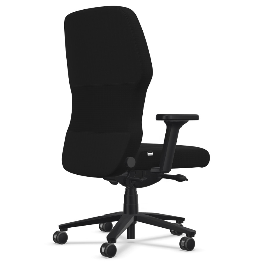 Interstuhl XXLis5 | Modell XL117 | verlängerte Sitzfläche | Rückseite schräg