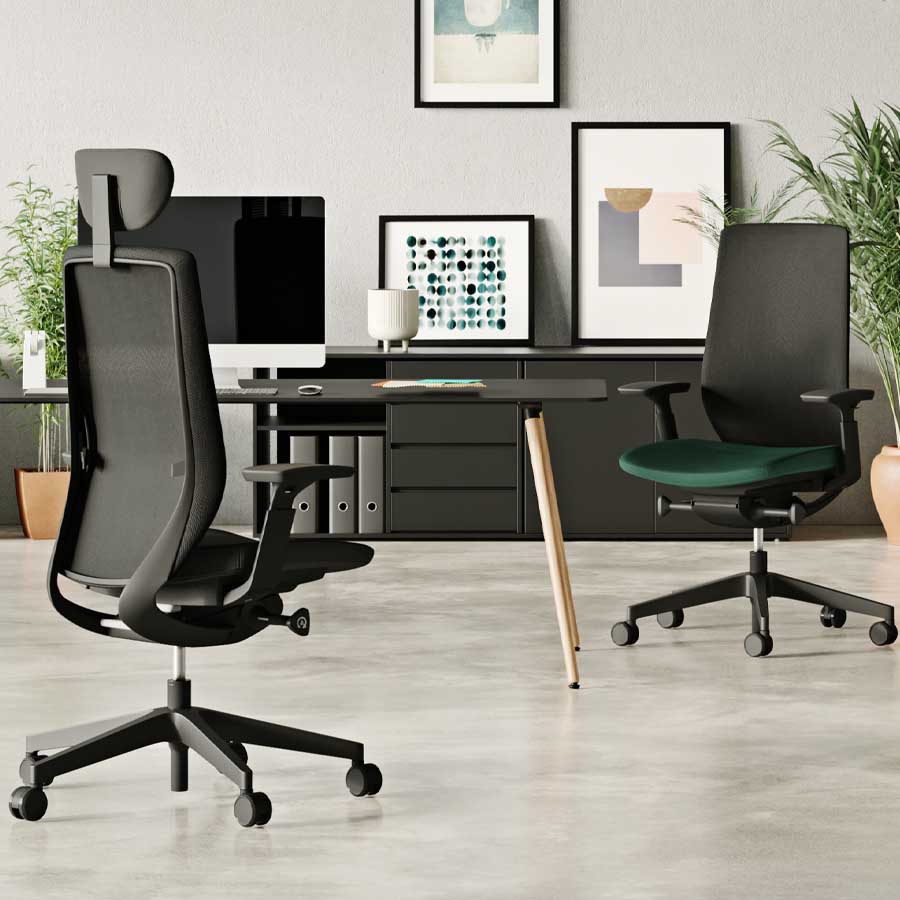 Profim AccisPro mit Netzrücken schwarz Beispielbild